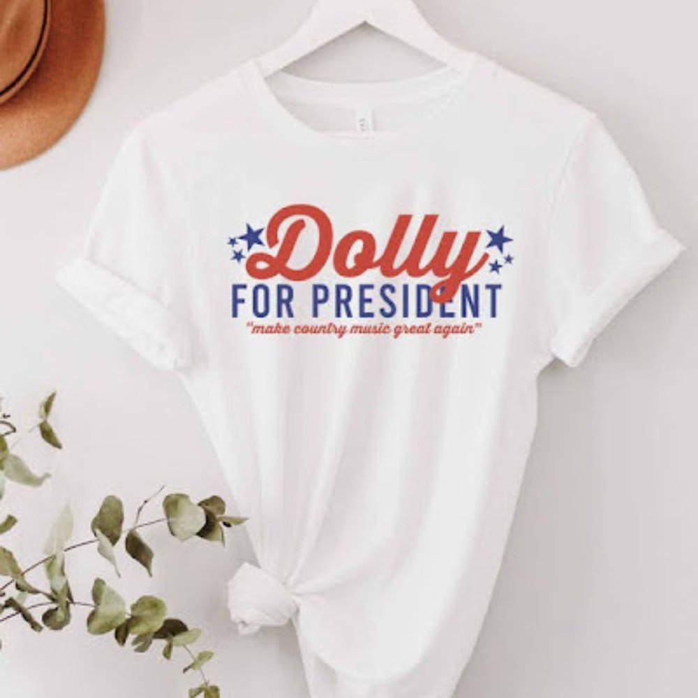 Dolly For President t-shirt, NWT